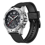 Outdoor Sports, Stainless Steel Solar Energy Electronic Watch