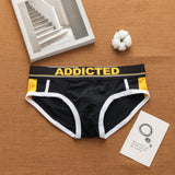 Men's Sexy Low Waist Breathable Ice Silk Mesh Comfortable Fashion Trendy Briefs (Pack of 2)