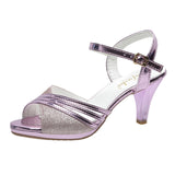 Women's Fashion, Ankle-strap Buckle Peep Toe, High Heels