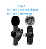 K3 Wireless Collar Clip Live Mini Interview Sound Recording Microphone
