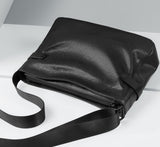 Men’s Genuine Leather Crossbody Backpack, Single-shoulder Design