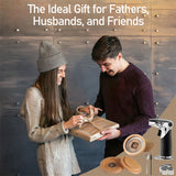 Smoker Kit with Torch, 6 Flavors Wood Chips Whiskey Smoker Kit, Birthday Bourbon Gifts for Men, Dad, Husband without Butane