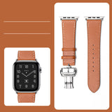 Butterfly Clasp Hand-stitched Strap for Smartwatch (Smartwatch not Included)