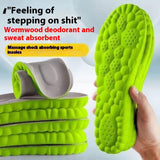 Sports Shock-absorbing Insoles with High Elastic Arch Support for Running and Military Training