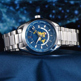 Men's Multifunctional Mechanical, GMT Dual Time Zone, Luminous Waterproof Watch