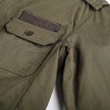 Solid Color Long Sleeves, Military Style Pocket Shirt