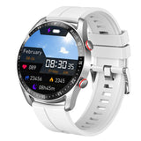 ECG PPG Business Stainless Steel Strap, Bluetooth Call, Smartwatch