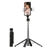 Quadrupod Double Fill Light, Mobile Phone Bluetooth Selfie Stick