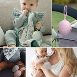 Baby Pacifier Storage Box, Portable and Dustproof Edible Silicone Pacifier Box