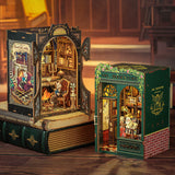 Small Frame Book Stand Assembled Model, Miniature DIY Cottage