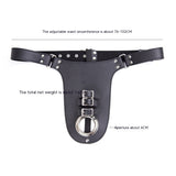 Men's Iron Hoop, Chastity Belt Wear, Leather Underwear