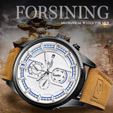 Leather Belt, Men's Sports Automatic Mechanical Watch