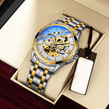 Men's Fashion Personality, Hollow Luminous Waterproof Alloy Watch