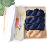DIY Material Bag to Carve-out Handwoven Breathable Shoes
