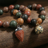 Ancient Five Elements Herbal Bracelet – Fragrant Meditation & Energy Balance Beads