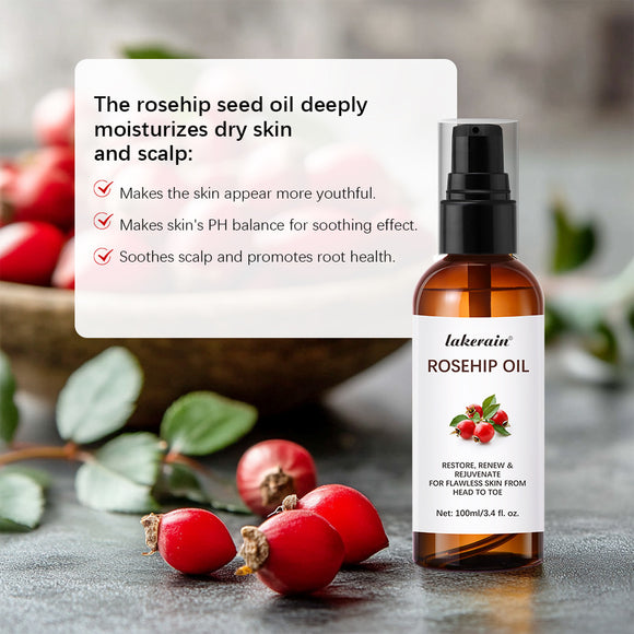 Rosehip Seed Oil, Hair Care Fluffy Flow