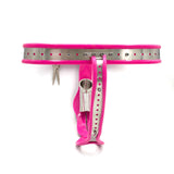 Unisex T Chastity Lock Set, Penile Chastity Belt