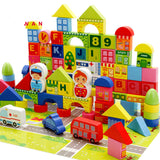 Traffic Wooden Building Blocks, Educational Toy
