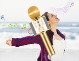 Wireless Microphone Portable Bluetooth Speaker Player, Mini Home KTV for Music Playing, Singing