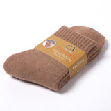 Men’s Winter Thick Terry Thermal Socks – Warm Rabbit Wool Blend for Cold Weather