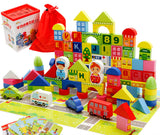 Traffic Wooden Building Blocks, Educational Toy