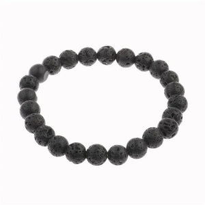 Men and Women's, Volcanic Natural Stone, Magnetic Bracelet