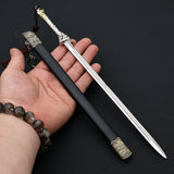 Shaoshi Kiss Neck Sword Collectible – All-metal Zinc Alloy Decorative Weapon Model Ornament