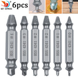 Screwdriver repair tools, slip-tooth head screw remover