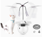 Funny Cat Toy, Three-in-one Robot Laser Tumbler