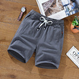 Leisure Loose, Korean Cotton and Linen, Plus Size Men's Shorts