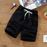 Leisure Loose, Korean Cotton and Linen, Plus Size Men's Shorts