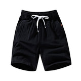 Leisure Loose, Korean Cotton and Linen, Plus Size Men's Shorts