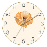 4K Curved High Transparent Glass, Creative Decorative Wall Clock
