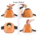 Palace Moxibustion Cans Set, Breast Navel Smokeless Box Body Massage, Moxa Therapy Device, Warm Women's Health Care