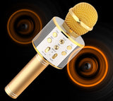 Wireless Microphone Portable Bluetooth Speaker Player, Mini Home KTV for Music Playing, Singing