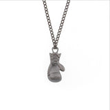 Electroplating Polished, Boxing Gloves, Necklace Jewelry