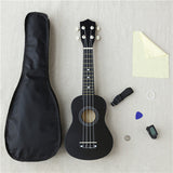 21-inch Wooden Ukulele and Accessories for Beginners – Learning & Practice Model