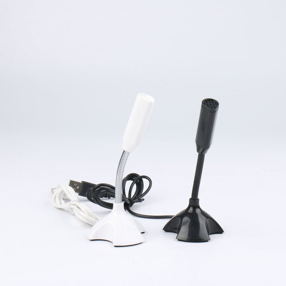 USB Microphone, 360° Omnidirectional, Anti-noise Computer Recording Equipment