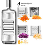 Stainless Steel Kitchen Grater – Vegetable Slicer and Peeler Gadget