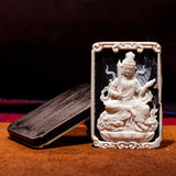 Horns Inlaid with Ox, Symbolic Bone Carving Art