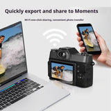 6K HD Digital Retro Mirrorless Camera