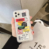 Barcode Pattern Mobile Phone Case