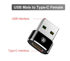 Type-C Connecter Adapter for Laptop (Pack of 2)