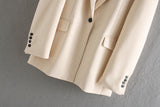 Women’s Oversized Summer Blazer – Premium Loose Casual Jacket