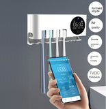 UV Toothbrush Sterilizer with Smart Toothbrush Holder Rack