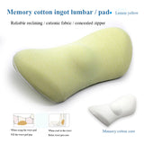 Lumbar Support Pillow for Side Sleepers and Pregnancy – Ergonomic Back Support Cushion for Chair and Car Seat
