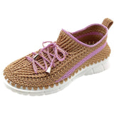 DIY Material Bag to Carve-out Handwoven Breathable Shoes
