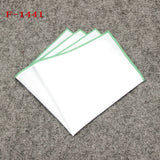Men's dense white pocket square