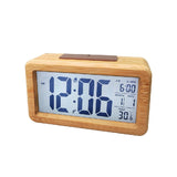Simple Solid Wood Fashion Electronic Alarm Clock
