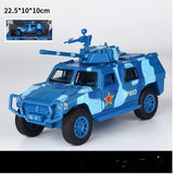 Chariot Rocket Launcher, Missile Car Simulation Alloy Toy Model